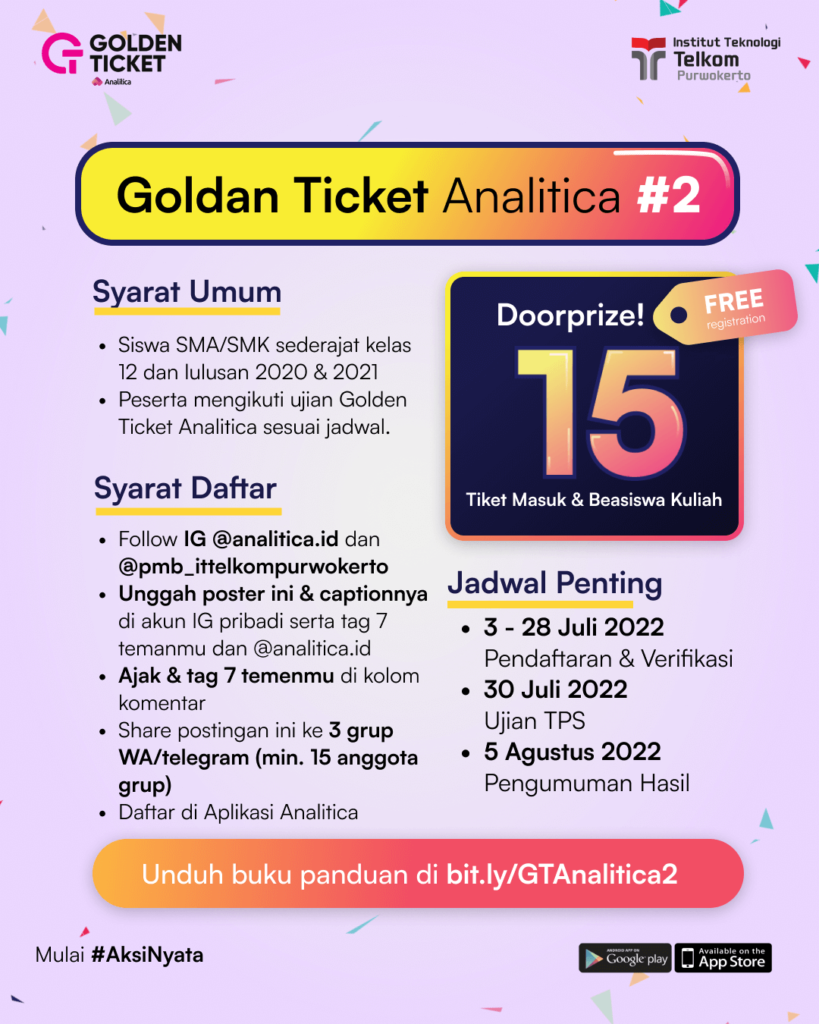 Poster golden ticket analitica 