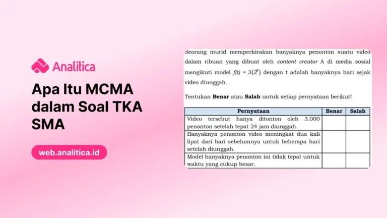 Apa Itu MCMA dalam Soal TKA