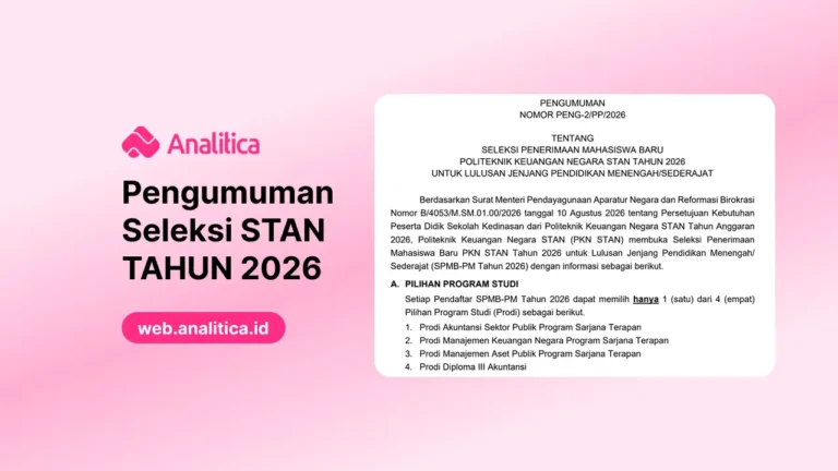 Pengumuman Seleksi STAN TAHUN 2026